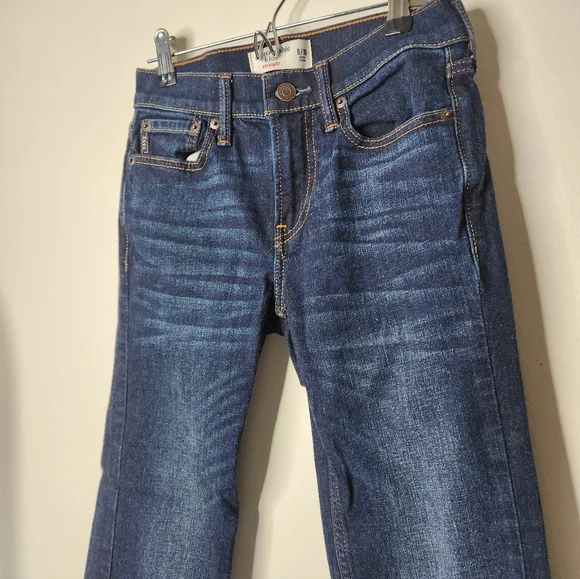 Abercrombie Kids Straight Leg Blue Jeans Size 9 10 Boys - Picture 2 of 6